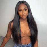 TT Hair Straight Hair U Part Wig Natural Color Affordable Glueless Human Hair Wigs