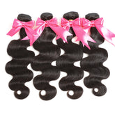 TT Hair Remy Human Hair 4Pcs Bundles Body Wave Hair Weaves Natural Color