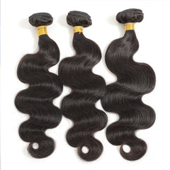 TT Hair Remy Human Hair 4Pcs Bundles Body Wave Hair Weaves Natural Color
