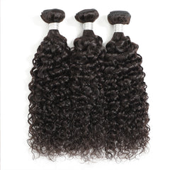 TT Hair Water Wave Bundles With 4X4 Lace Closure Brazilian Remy Human Hair 3 Bundles with Closure