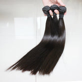 TT Hair 100% Remy Human Hair Straight Natural Color Hair Bundles 10-30inch with 3PCS