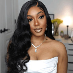 TT Hair 100% Human Hair Brazilian Hair 13x4 Lace Frontal Wig Body Wave Free Shipping