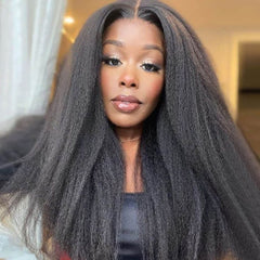 TT Hair Kinky Straight U Part Wigs Brazilian Easy Installed Glueless Human Hair Wigs For Black Women