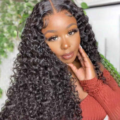 TTHair Jerry Curly 5x5 Glueless Wig Human Hair Pre Plucked Pre Cut Lace Closure Wigs Wear And Go Curly Wig