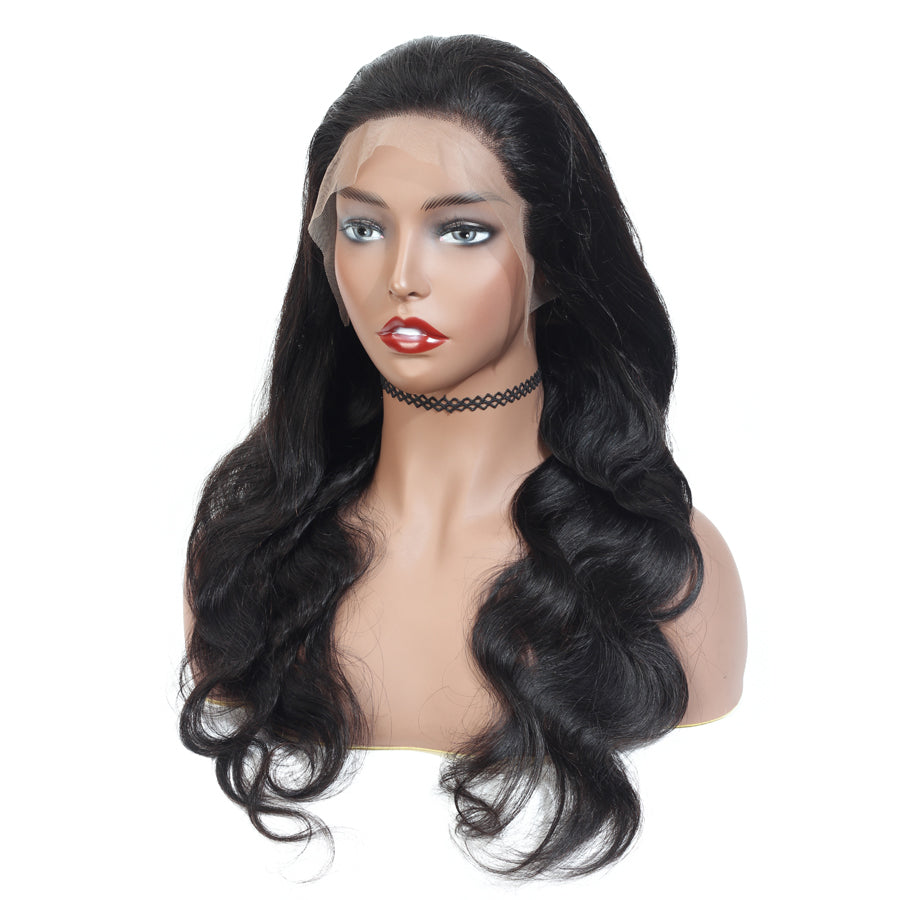 TT Hair 100% Human Hair Brazilian Hair 13x4 Lace Frontal Wig Body Wave Free Shipping