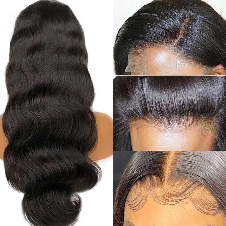 TT Hair 100% Human Hair Brazilian Hair 13x4 Lace Frontal Wig Body Wave Free Shipping