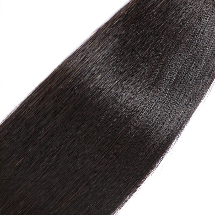 TT Hair 100% Remy Human Hair Straight Natural Color Hair Bundles 10-30inch with 3PCS