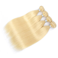TT Hair 613 Blonde Hair Straight Weave 4PCS Hair Bundles Remy Human Hair