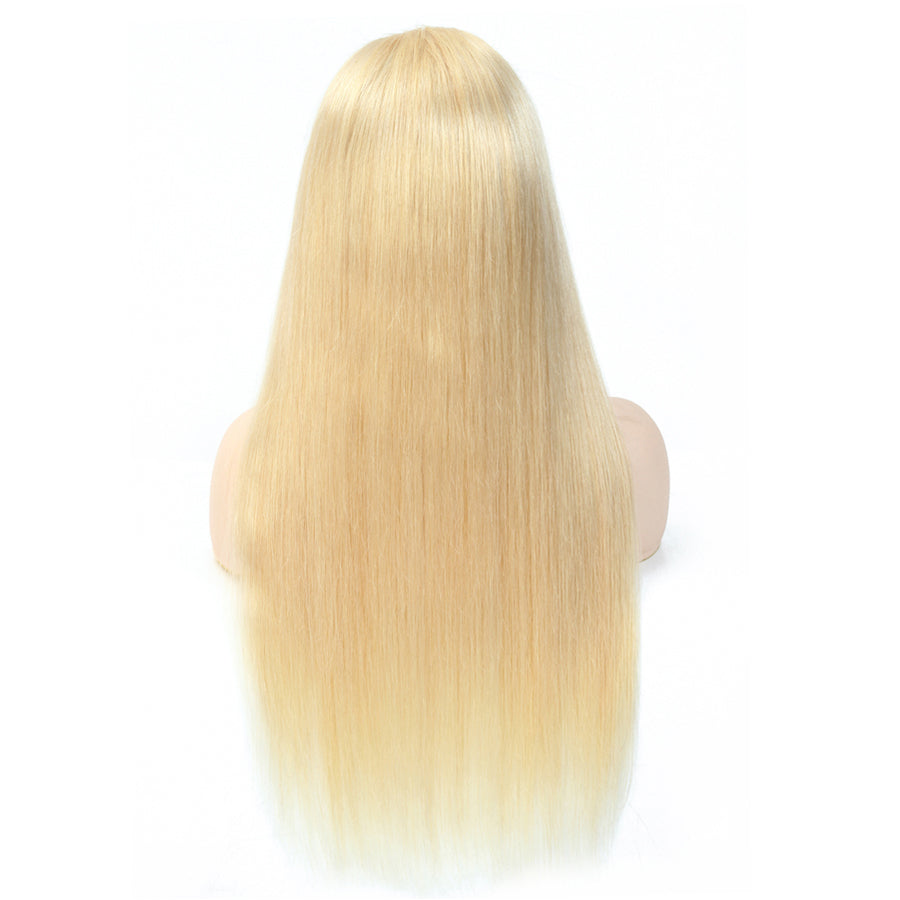 TT Hair 613 Blonde Lace Front Wigs Human Hair Brazilian Straight Transparent 13x4 Lace Frontal Wig
