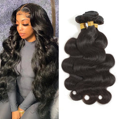 TT Hair Body Wave Brazilian Remy Hair 3Pcs Bundles 100% Human Hair Weaves