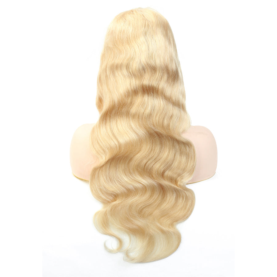 TT Hair Brazilian Body Wave 13x4 Transparent 613 Lace Front Human Hair Wigs 613 Blonde Lace Frontal Wig