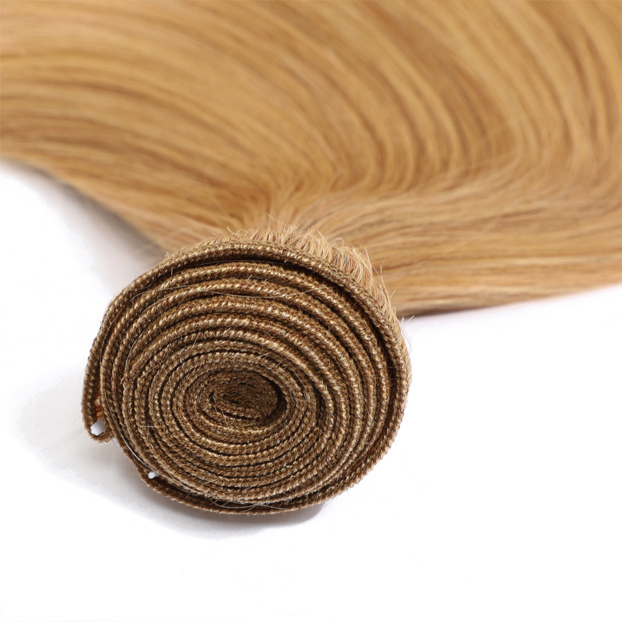 TT Hair Color 27 Honey Blonde Silky Straight Bundles 4PCS Straight Hair Weave Remy Human Hair Extensions