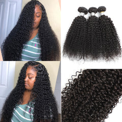 TT Hair Human Hair Bundles Remy Virgin Hair Kinky Curly 3 Bundle Deals