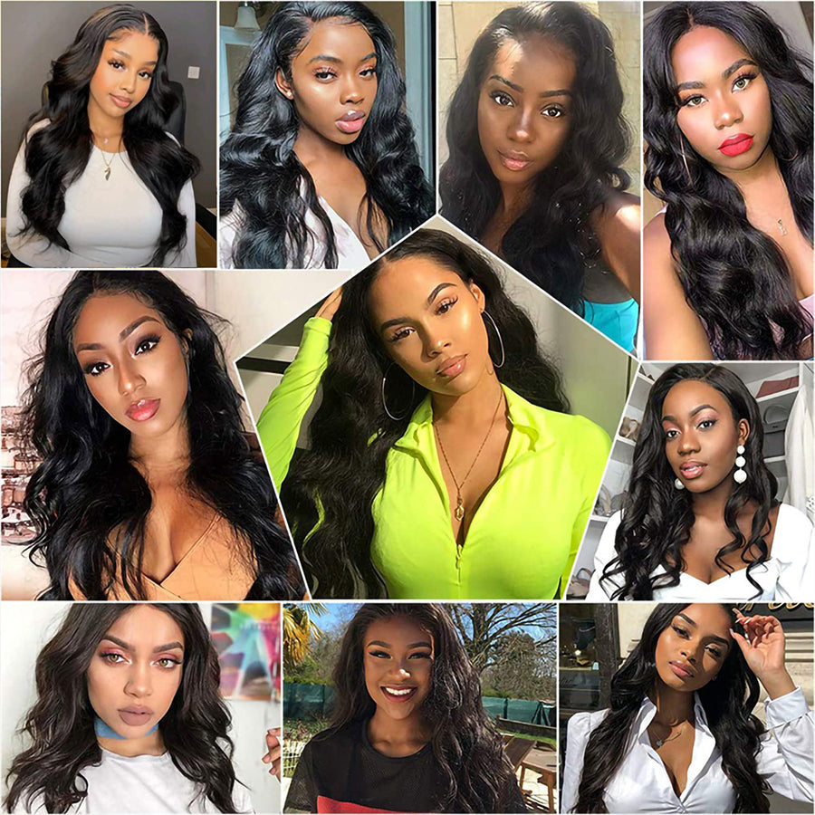 TT Hair Loose Wave 4X4 Pre-Cut Closure Wig Transparent Lace Human Hair Wigs With Baby Hair