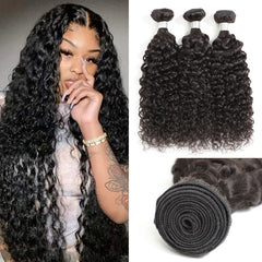 TT Hair Water Wave Hair Bundles 3 Pcs Remy Human Hair Weave 10-30 Inch