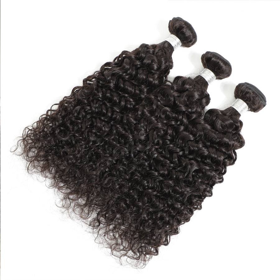 TT Hair Water Wave Hair Bundles 3 Pcs Remy Human Hair Weave 10-30 Inch