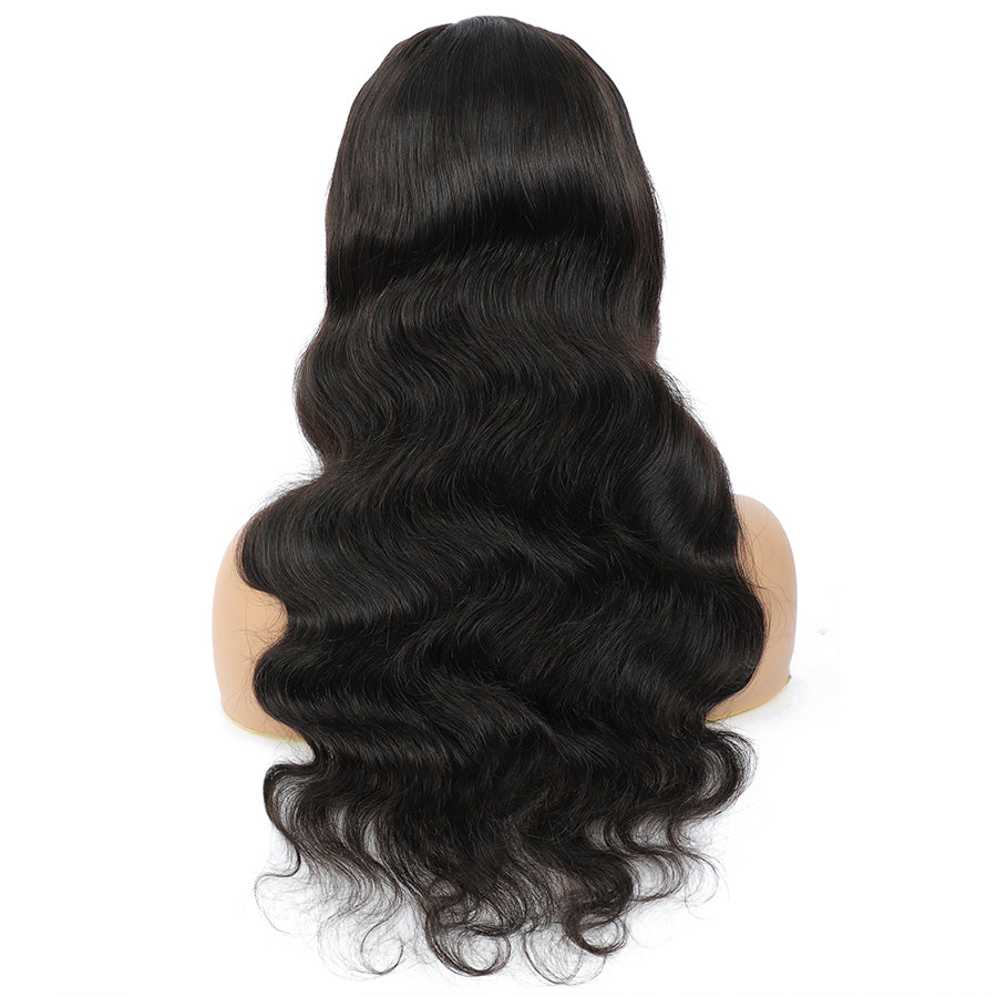 TT Hair Body Wave U Part Wig Human Hair U Shape Glueless Natural Color Wigs