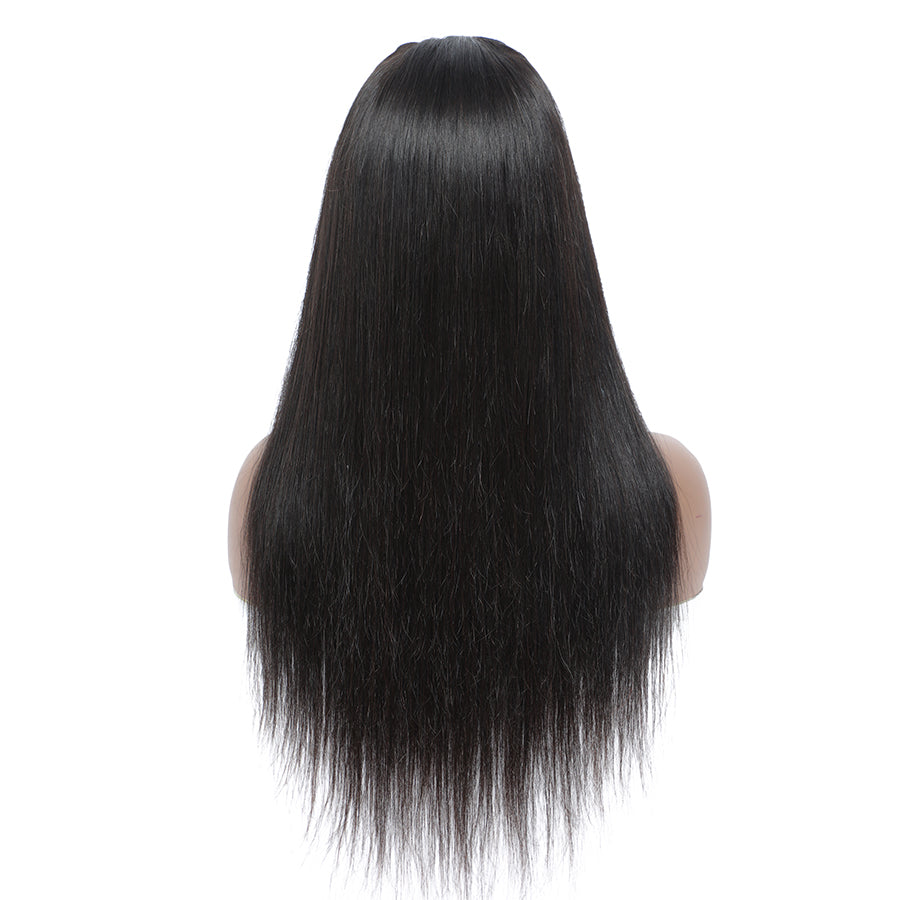TT Hair Straight Hair U Part Wig Natural Color Affordable Glueless Human Hair Wigs
