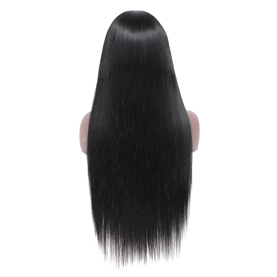 TT Hair Headband Wig Human Hair Scarf Wig Straight Virgin Hair Glueless Wigs